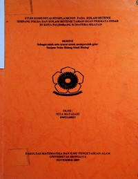 STUDI KOMUNITAS FITOPLANKTON PADA KOLAM RETENSI SIMPANG POLDA DAN KOLAM RETENSI TAMAN OGAN PERMATA INDAH DI KOTA PALEMBANG SUMATERA SELATAN