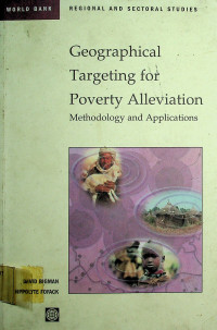 Geographical Targeting for Poverty Alleviation: Methodology and Applications