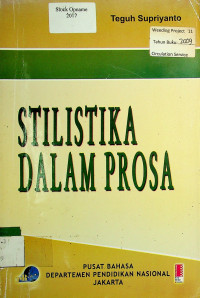 STILISTIKA DALAM PROSA