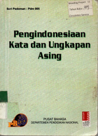 Pengindonesiaan Kata dan Ungkapan Asing