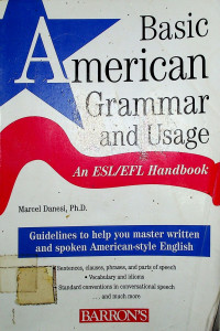 Basic American Grammar and Usage An ESL/EFL Handbook