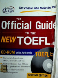 The Official Guide To The New TOEFL iBT , Second Edition