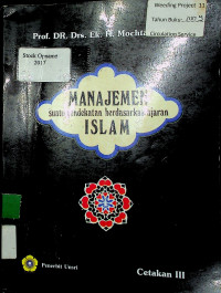 MANAJEMEN Suatu Pendekatan Berdasarkan Ajaran ISLAM