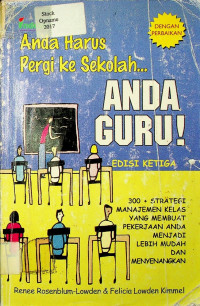 Anda Harus Pergi ke Sekolah…ANDA GURU! EDISI KETIGA