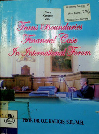 Trans Boundaries Financial Case In International Forum