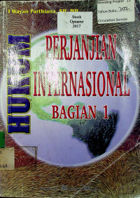 HUKUM PERJANJIAN INTERNASIONAL,  BAGIAN 1