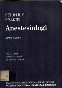 BUKU PETUNJUK Anestesiologi EDISI KEDUA