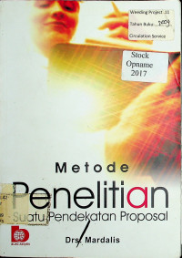 Metode Penelitian: Suatu Pendekatan Proposal