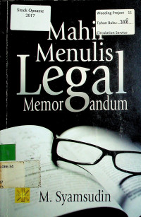 Mahir Menulis Legal Memorandum