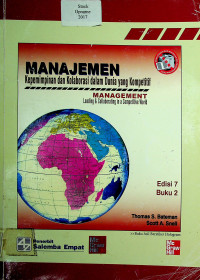 MANAJEMEN Kepemimpinan dan Kolaborasi dalam Dunia yang Kompetitif, Buku 2 Edisi 7