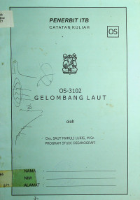 GELOMBANG LAUT: OS-3102, CATATAN KULIAH