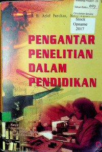 PENGANTAR PENELITIAN DALAM PENDIDIKAN