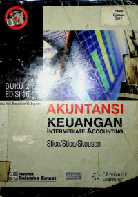 AKUNTANSI KEUANGAN INTERMEDIATE ACCOUNTING, BUKU 2 EDISI 16