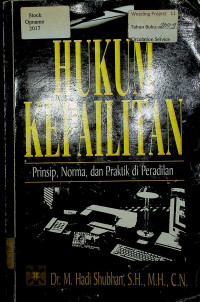 HUKUM KEPAILITAN: Prinsip, Norma dan Praktik di Peradilan