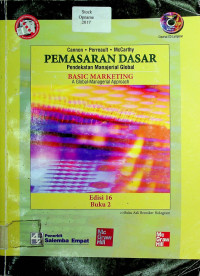 PEMASARAN DASAR: Pendekatan Manajerial Global = Basic Marketing:  A Global-Managerial Approach, Buku 2 Edisi 16