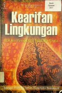 Kearifan Lingkungan dalam Perspektif Budaya Jawa