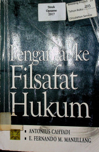 Pengantar ke Filsafat Hukum