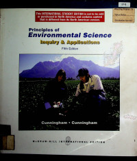 Principles of Environmental Science Inquary & Applications, Fifth Edition