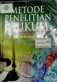 METODE PENELITIAN HUKUM