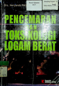 PENCEMARAN DAN TOKSIKOLOGI LOGAM BERAT