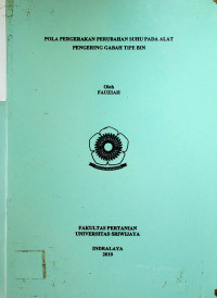 Image of POLA PERGERAKAN PERUBAHAN SUHU PADA ALAT PENGERING GABAH TIPE BIN