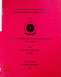 PERLINDUNGAN HUKUM TERHADAP KREDITUR BILA TERJADI KREDIT MACET PADA KREDIT TANPA AGUNAN