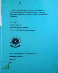 PENGARUH LATIHAN KNEELING DUMBLE CURL TERHADAP PENINGKATAN SCOOP DALAM PERMAINAN HOKY LAPANGAN (OUTDOOR) PADA SISWA PUTRA KELAS XI SMA MUHAMMADIYAH 6 PALEMBANG