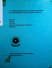 UPAYA PEMBELAJARAN LEMPAR CAKRAM MELALUI MODIFIKASI ALAT SIMPAI SISWA KELAS VIII.3 SMP NEGERI 41 PALEMBANG