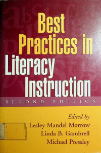 Best Practice in Literacy Instruction SECOND EDITION