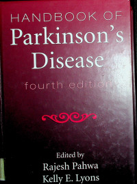 HANDBOOK OF Parkinson's Disease fourth edition