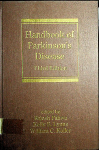 Handbook of Parkinson's Disease Third Edition