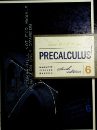 PRECALCULUS Sixth edition