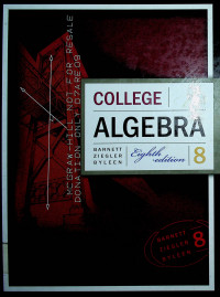 COLLEGE ALGEBRA, Eighth edition