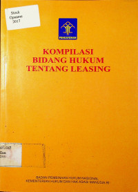 KOMPILASI BIDANG HUKUM TENTANG LEASING