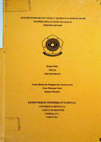 ANALISIS KOMPARATIF TINGKAT KESEHATAN BANK SYARIAH MANDIRI DENGAN BANK MUAMALAT PERIODE 2007-2009