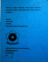 PENGARUH LATIHAN MODIFIKASI LONCAT KATAK TERHADAP KEMAMPUAN LOMPAT TINGGI SISWA KELAS VI SD NEGERI 219 PALEMBANG