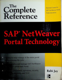 SAP Net Weaver Portal Technology : The Complete Reference