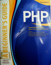 PHP: A BEGINNER'S GUIDE (Covers PHP 5.3)