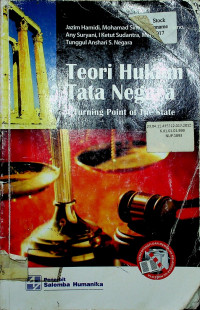 Teori Hukum Tata Negara ( A Turning Point of The State )