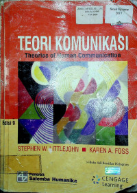TEORI KOMUNIKASI: Theories of Human Communication EDISI 9