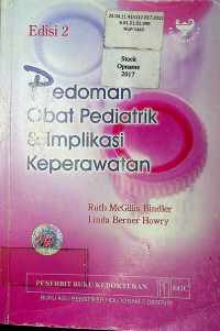 Pedoman Obat Pediatrik & Implikasi Keperawatan