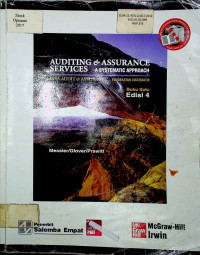 AUDITING & ASSURANCE SERVICES A SYSTEM APPROACH: JASA AUDIT & ASSURANCE PENDEKATAN SISTEMATIS Buku Satu Edisi 4