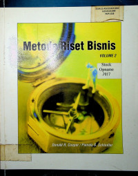 Metode Riset Bisnis, VOLUME 2