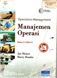 Operation Management: Manajemen Operasi Buku 2 Edisi 9