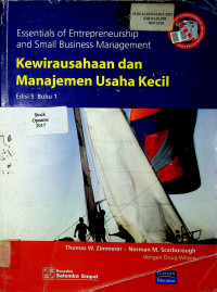 Kewirausahaan dan Manajemen Usaha Kecil (Essential of Entrepreneurship and Small Business Management) Edisi 5 Buku 1