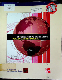 INTERNASIONAL MARKETING : PEMASARAN INTERNASIONAL, Buku 1 Edisi 13