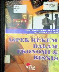 ASPEK HUKUM DALAM EKONOMI & BISNIS