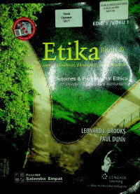 Etika Bisnis & Profesi untuk Direktur, Ekskutif, dan Akuntan= Business & Professional Ethics for Director, Executives & Accountants, EDISI 5 BUKU 1