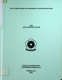 SIFAT FISIK, KIMIA DAN SENSORIS NASI RETROGRADASI