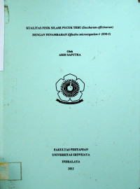 KUALITAS FISIK SILASE PUCUK TEBU (Saccharum officinarum) DENGAN PENAMBAHAN Effective microorganism 4 (EM-4)